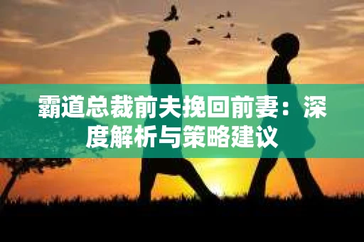 霸道总裁前夫挽回前妻：深度解析与策略建议