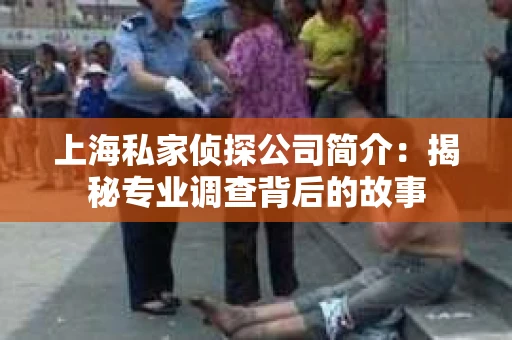 上海私家侦探公司简介：揭秘专业调查背后的故事