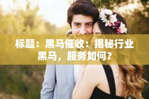 标题：黑马催收：揭秘行业黑马，服务如何？