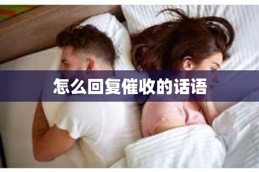怎么回复催收的话语