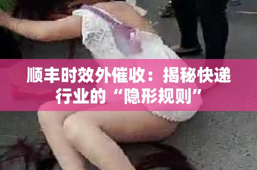 顺丰时效外催收：揭秘快递行业的“隐形规则”