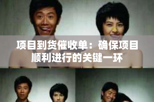 项目到货催收单：确保项目顺利进行的关键一环